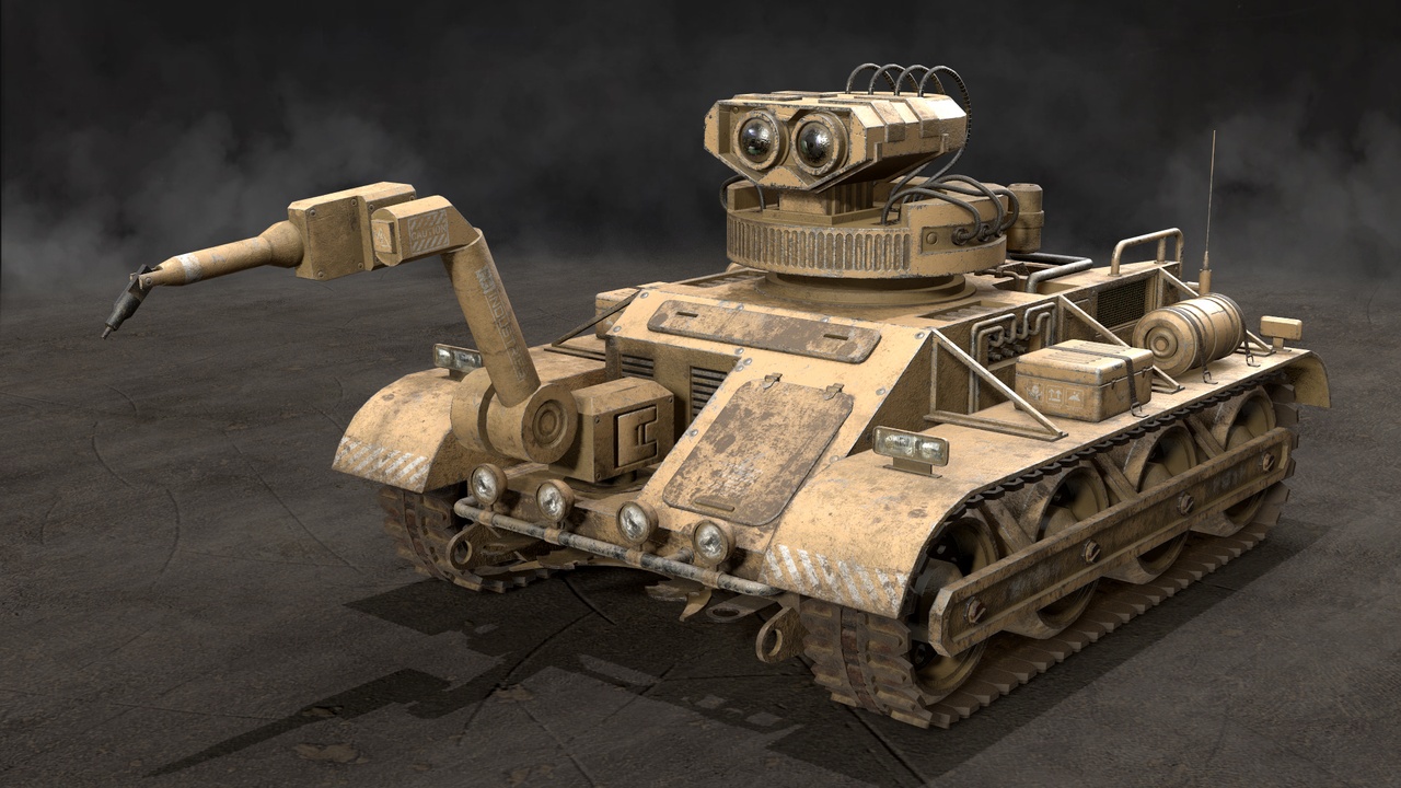 Media 1 for listing Robot Concept-3-Desert-Dirty