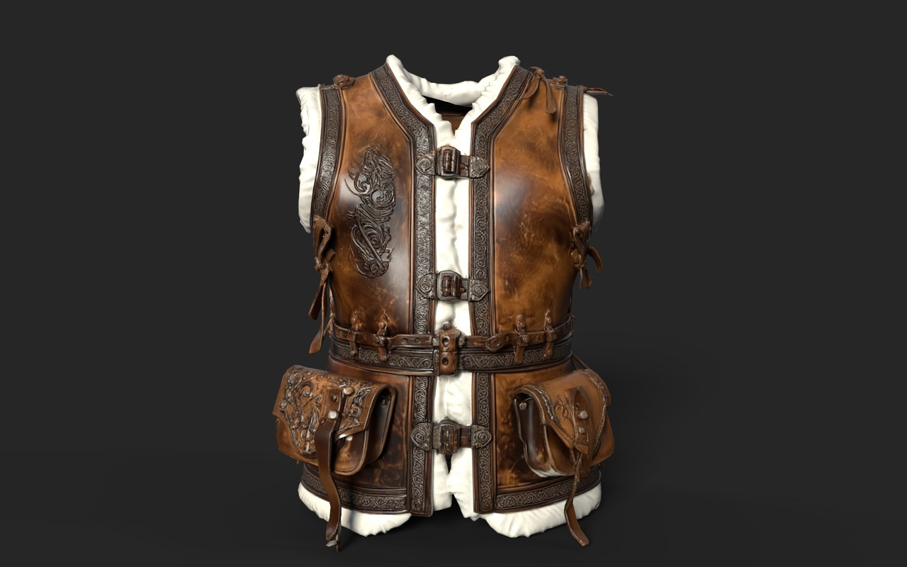 Media 1 for listing Leather Vest