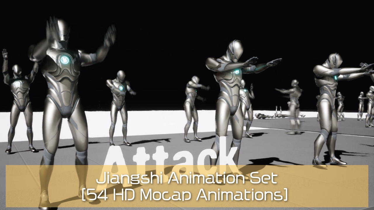 商品 Jiangshi Animation [54 HD Mocap Animations] 的媒体 1
