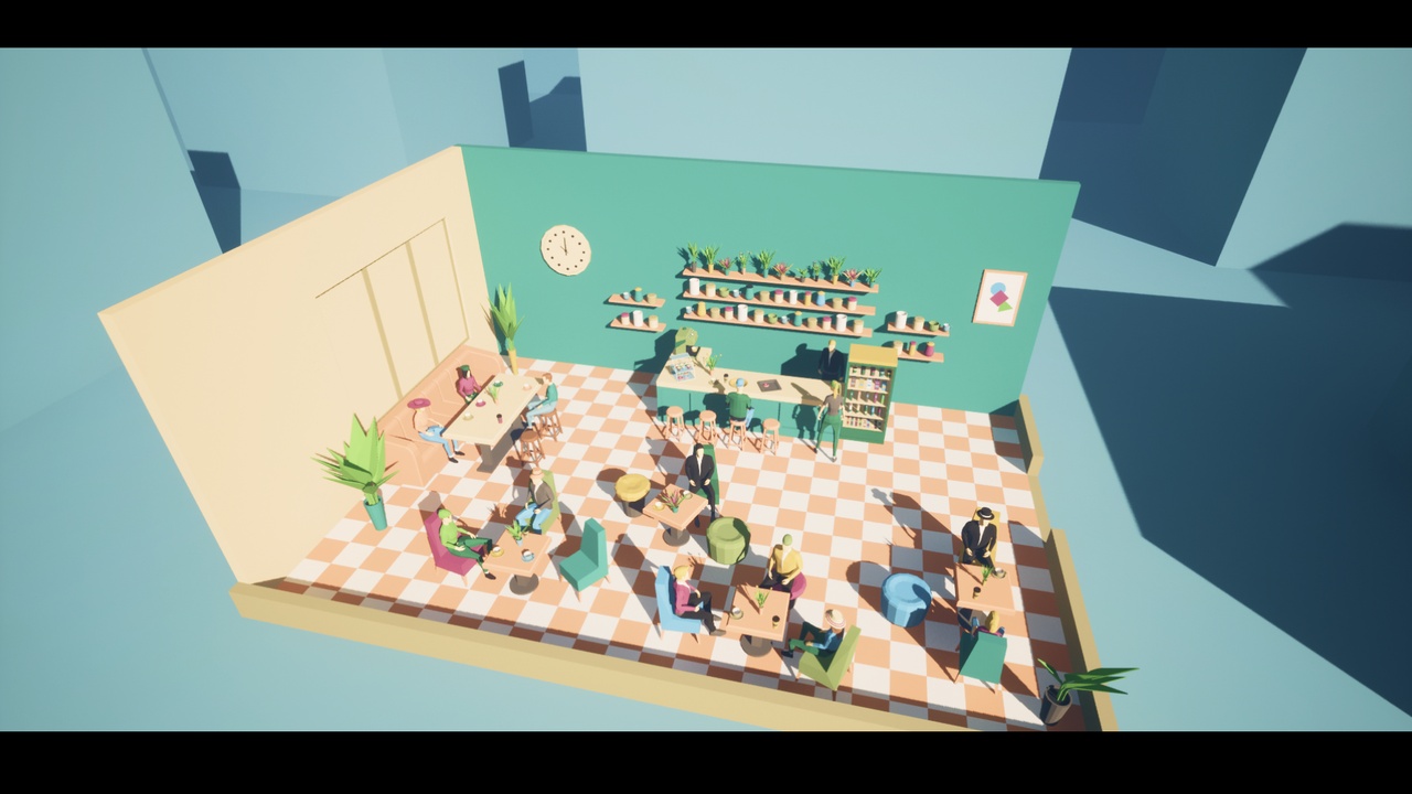 Media 1 for listing Coffee Shop / Stylized and Cozy Cafe