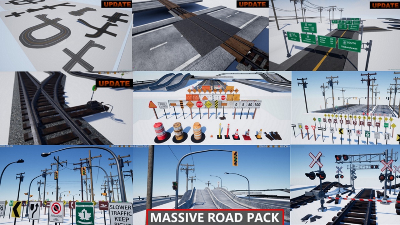 File multimediali per l'articolo Construction Railroad and City Highway Kit: 1