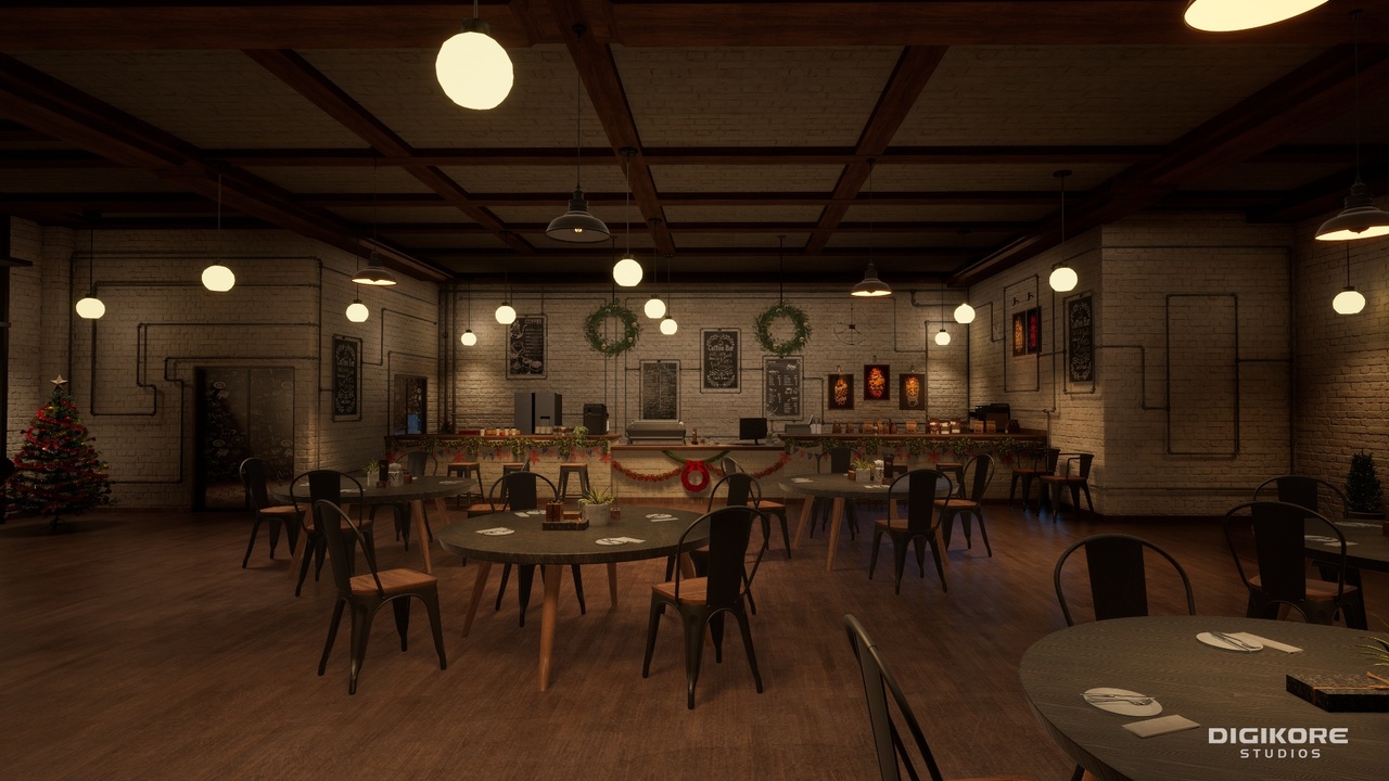 Media 1 for listing Christmas Coffee Shop