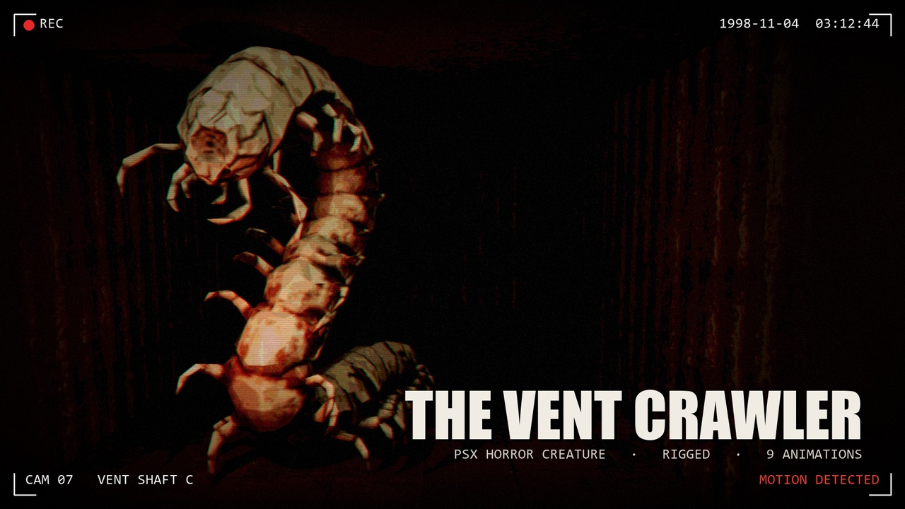 Media 1 for listing The Vent Crawler - PSX Horror Monster Worm
