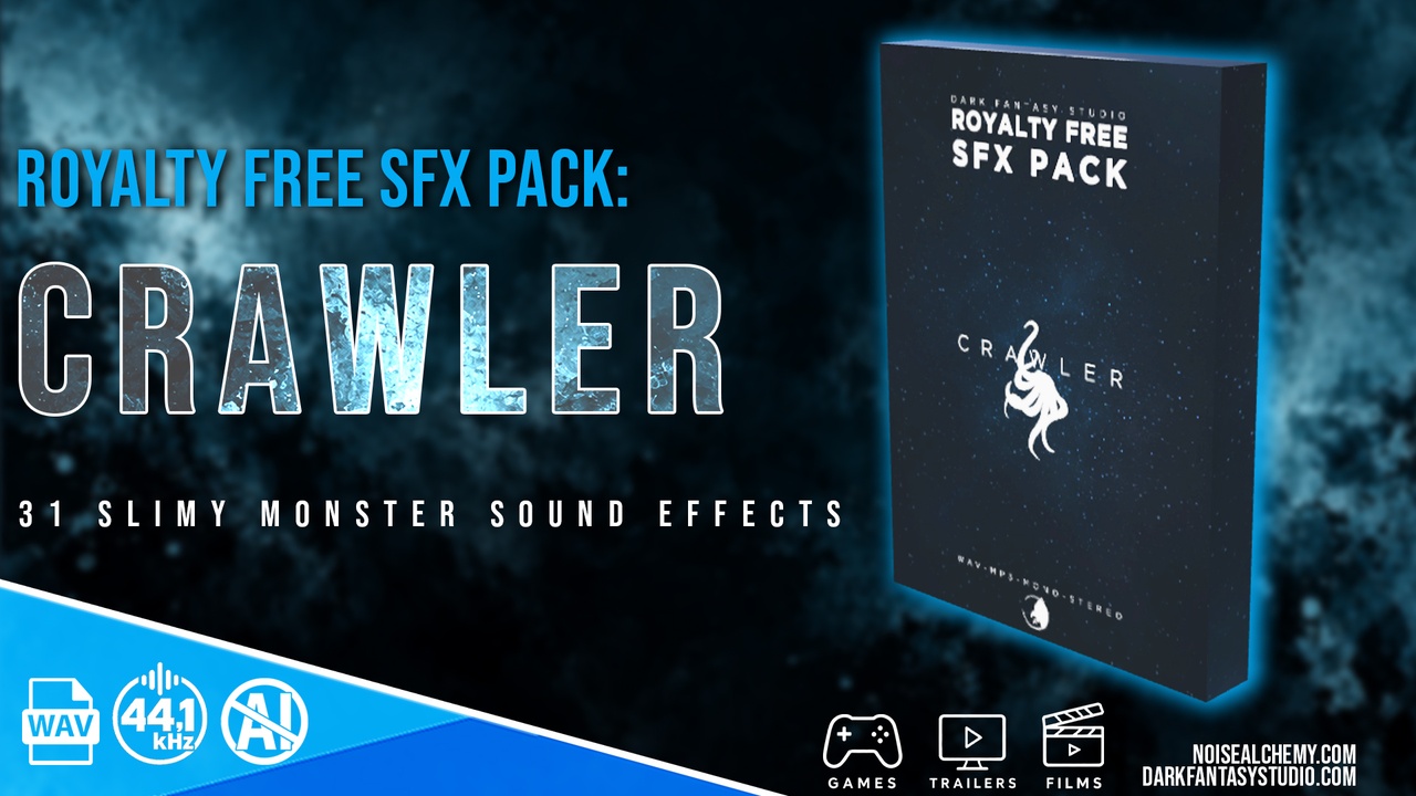 Media 1 for listing CRAWLER – 31 Monster Sound Effects