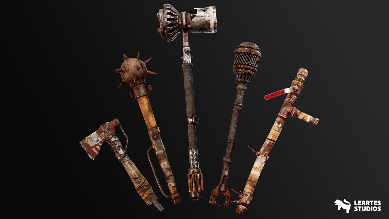 Media 1 for listing Post Apocalyptic Melee Weapons VOL.2 (Post Apocalyptic Melee Weapons Weapon Old)
