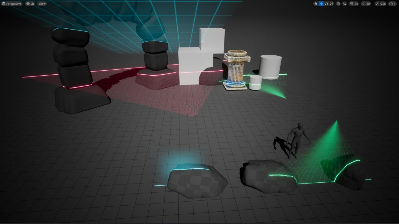 Media 1 for listing Laser Scan VFX System – Modular Niagara Effect with Customizable Parameters