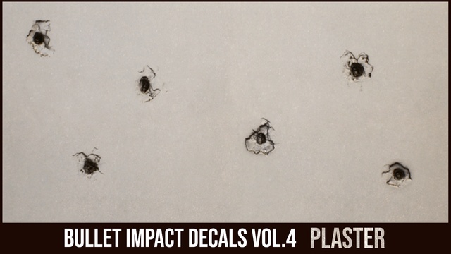 Bullet Impact Decals Vol. 4 - Plaster