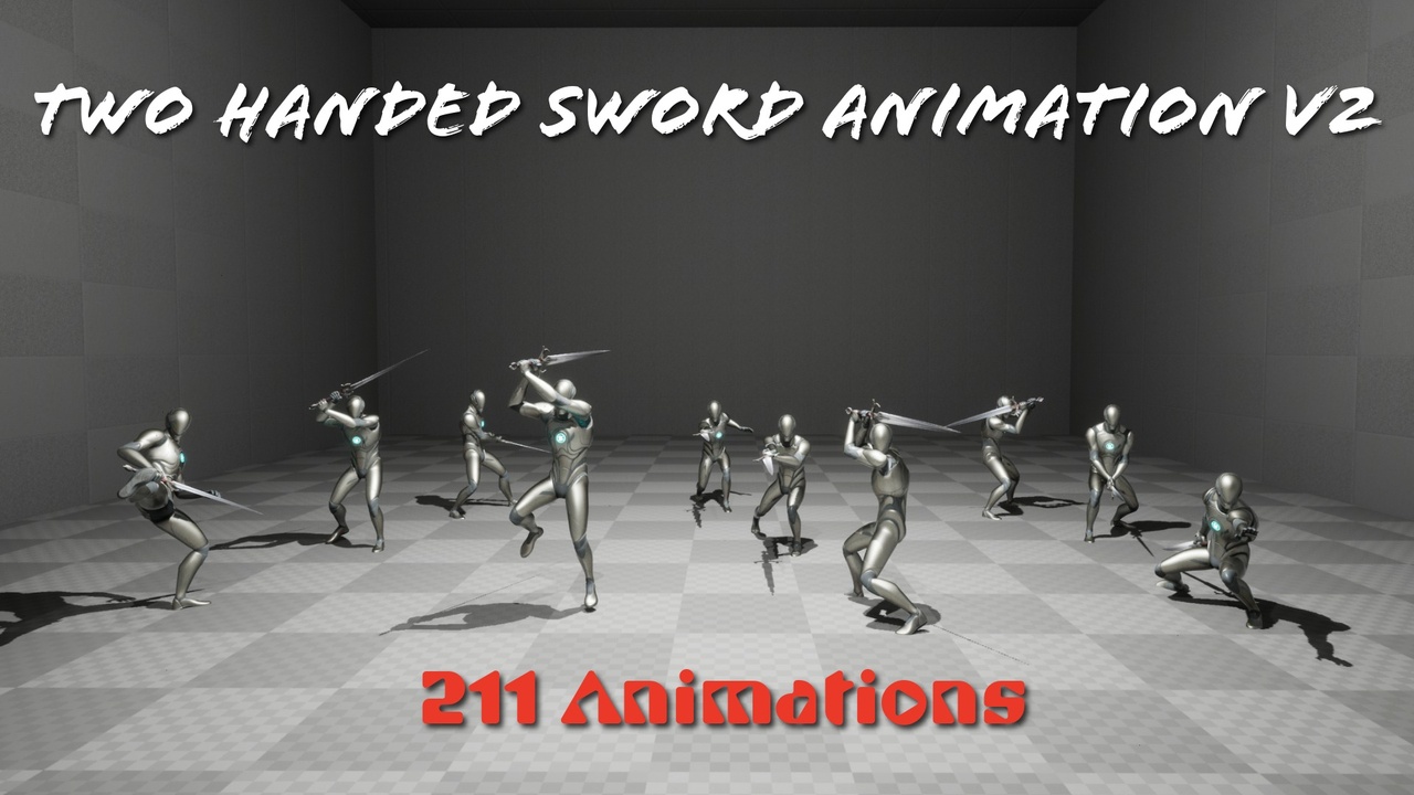 Media 1 for listing Two Handed Sword Animations V2