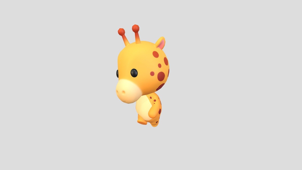 Media 1 for listing Character326 Rigged Giraffe