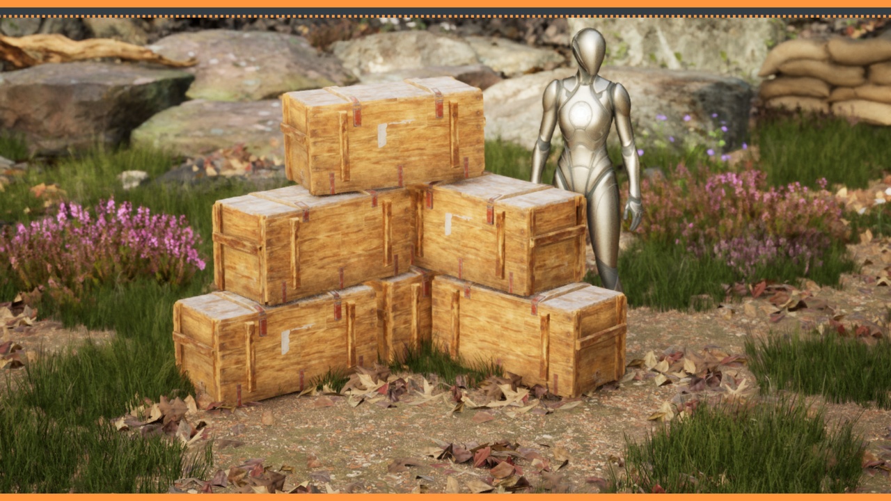 Media 1 for listing Military Box Cargo Medium | GameReady Asset