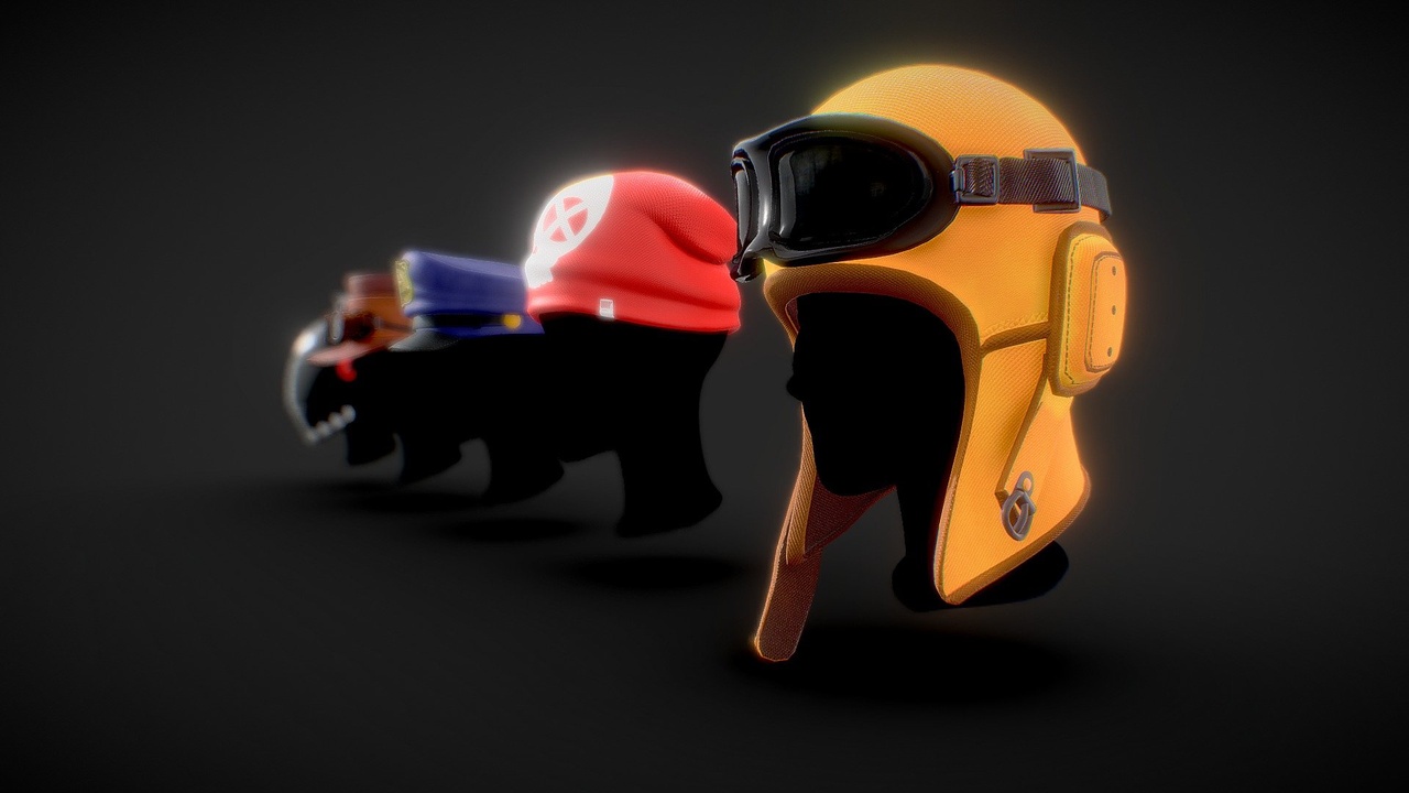 Media 1 for listing Pack hats 5 models