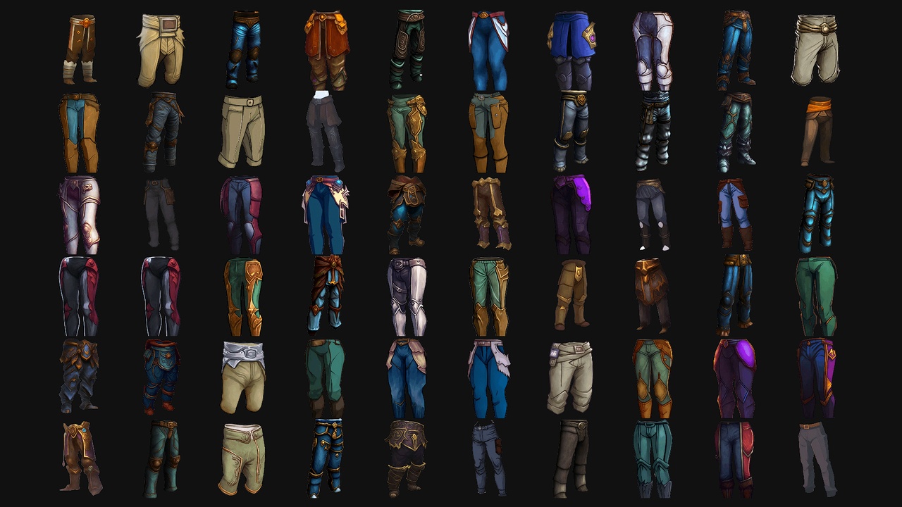 Media 1 for listing 90 Pants Icons Pack