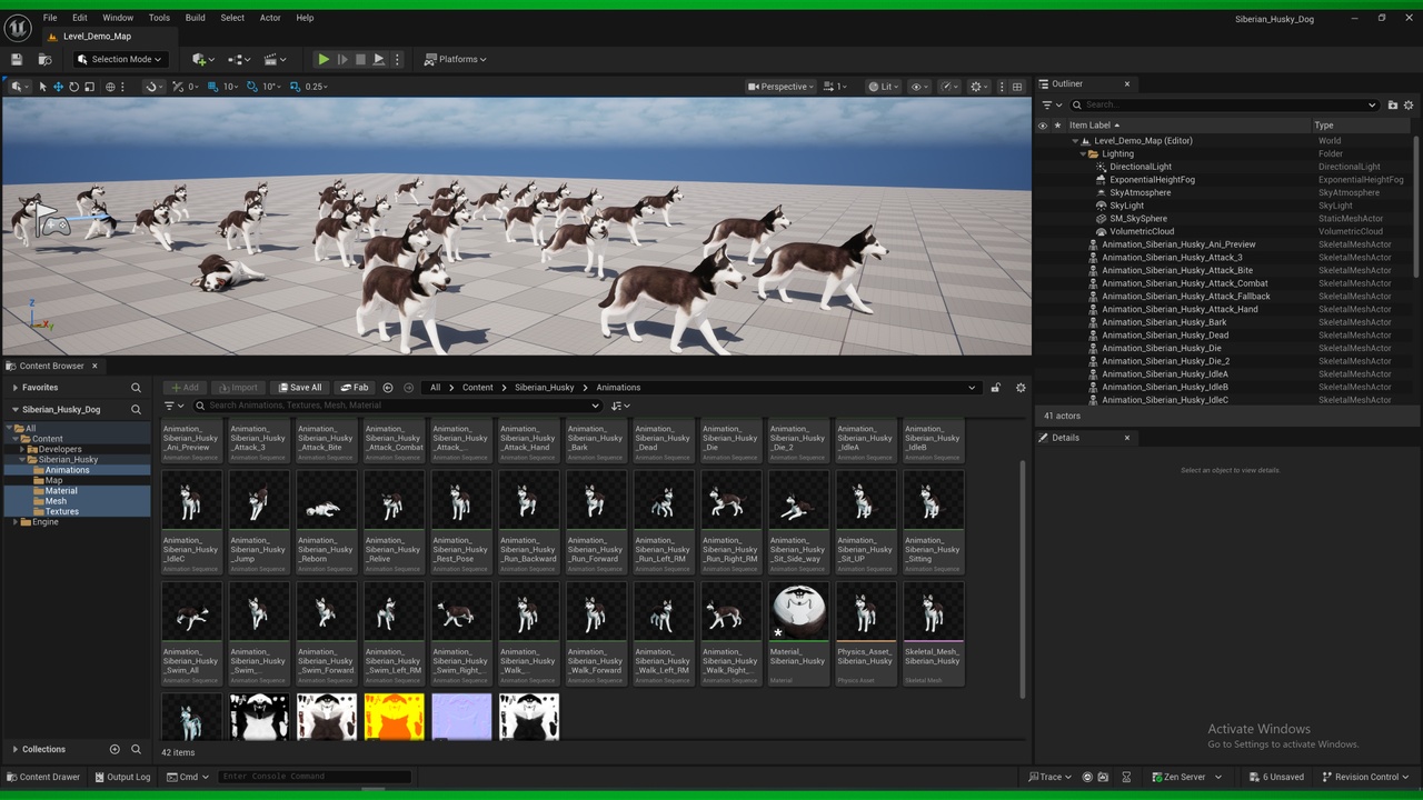 Media 1 for listing Siberian Husky Dog