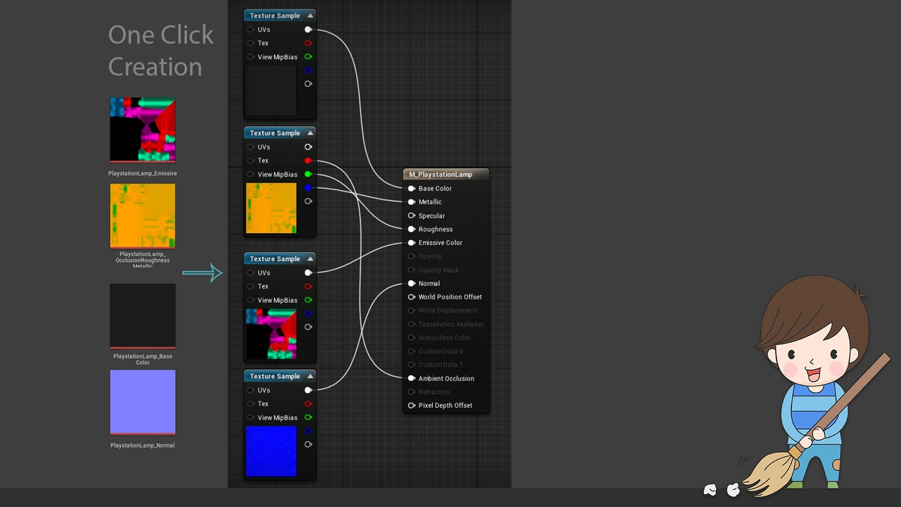 Media 1 for listing Instant Material Creation
