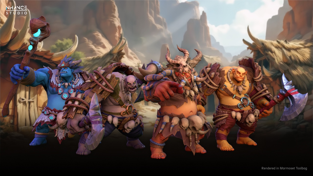 Media 1 for listing Stylized Ogres & Trolls Pack