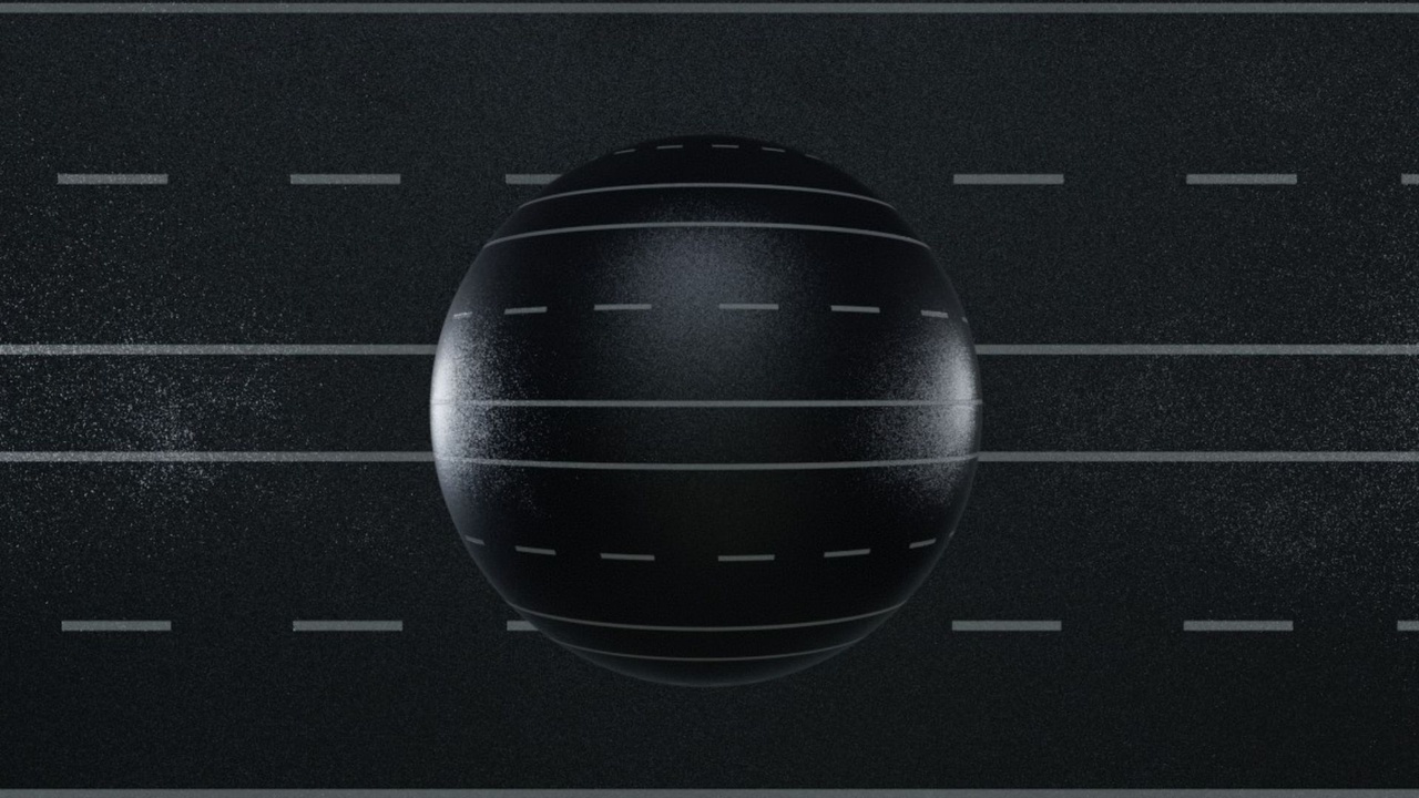 Media 1 for listing Procedural Road Material – PBR Texture 4K Tileable