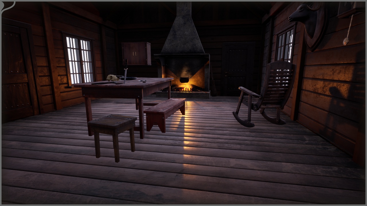 Hunter's Hut 제품 등록을 위한 미디어 1개