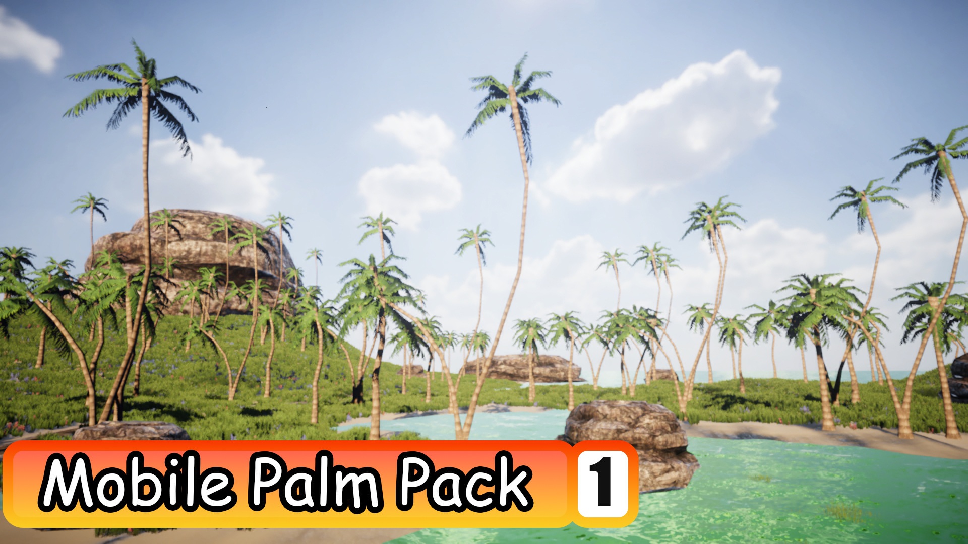 Mobile Palm Tree Pack 1 (Production Ready) | Fab