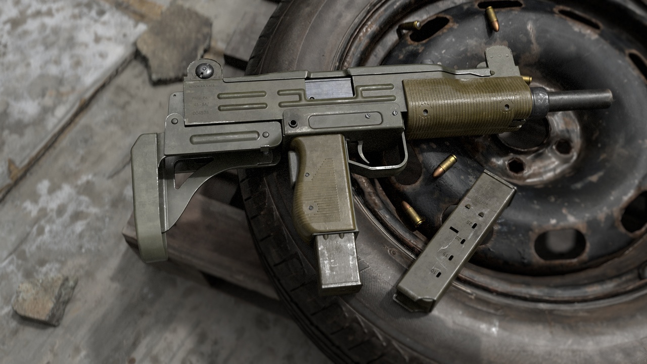 Media 1 for listing Game-Ready Submachine Gun