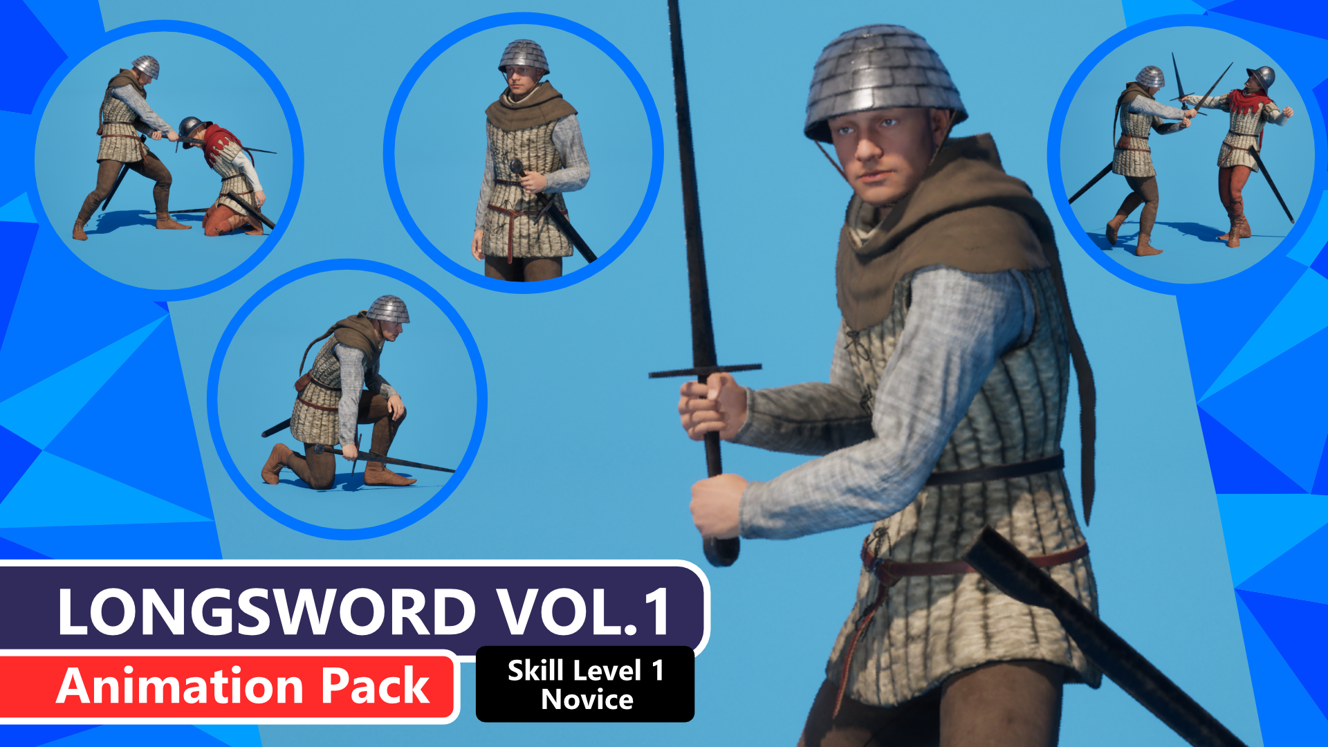 MC Longsword Vol.1 Animation Pack | Fab