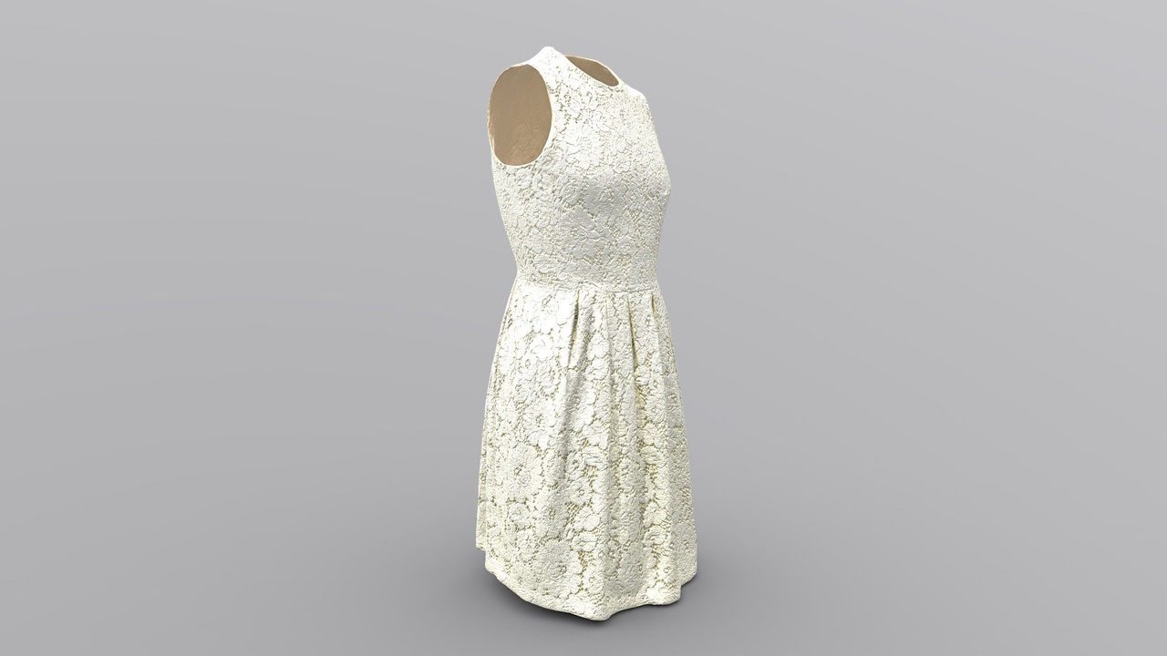 Media 1 for listing Flowered dress