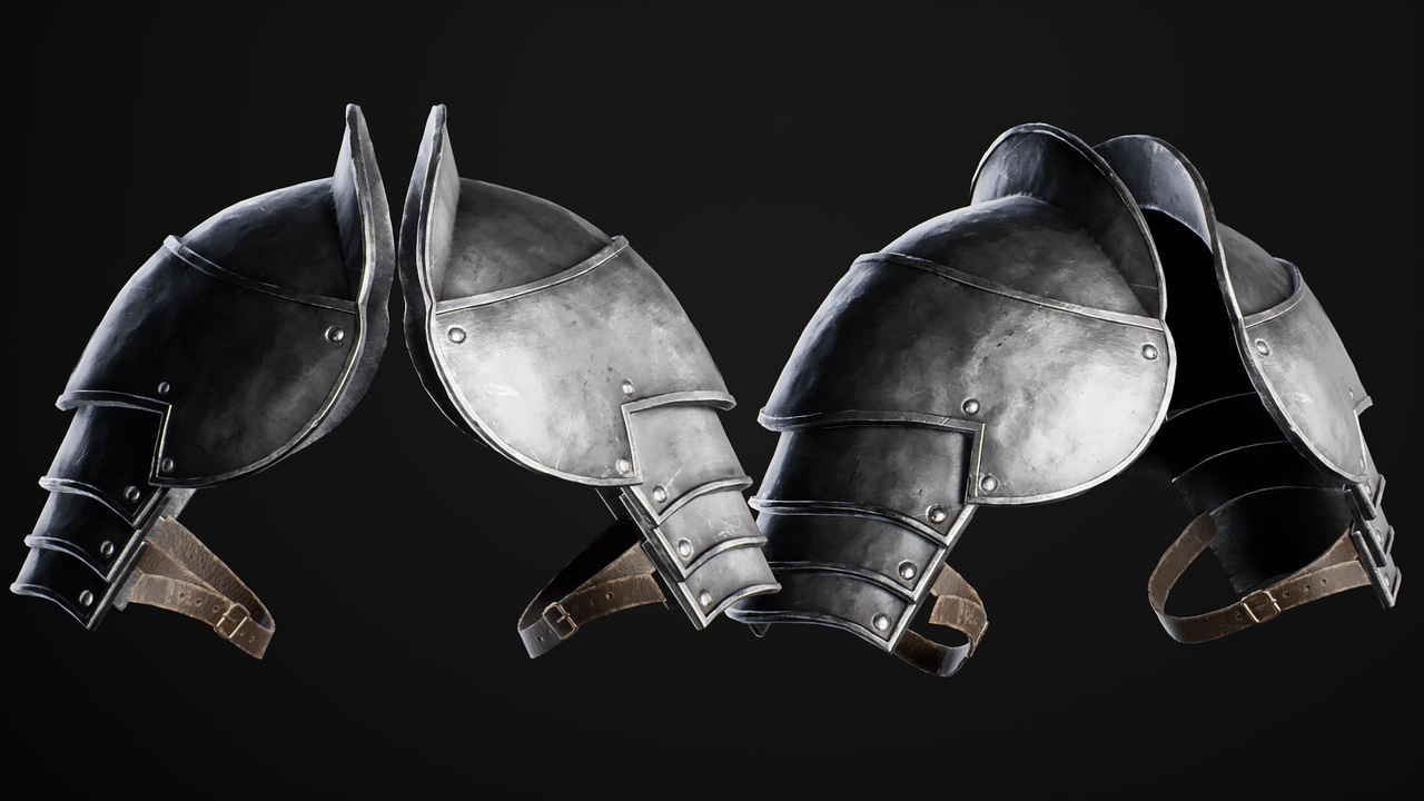 Media 1 for listing Medieval Shoulder Pad Big - Metahuman