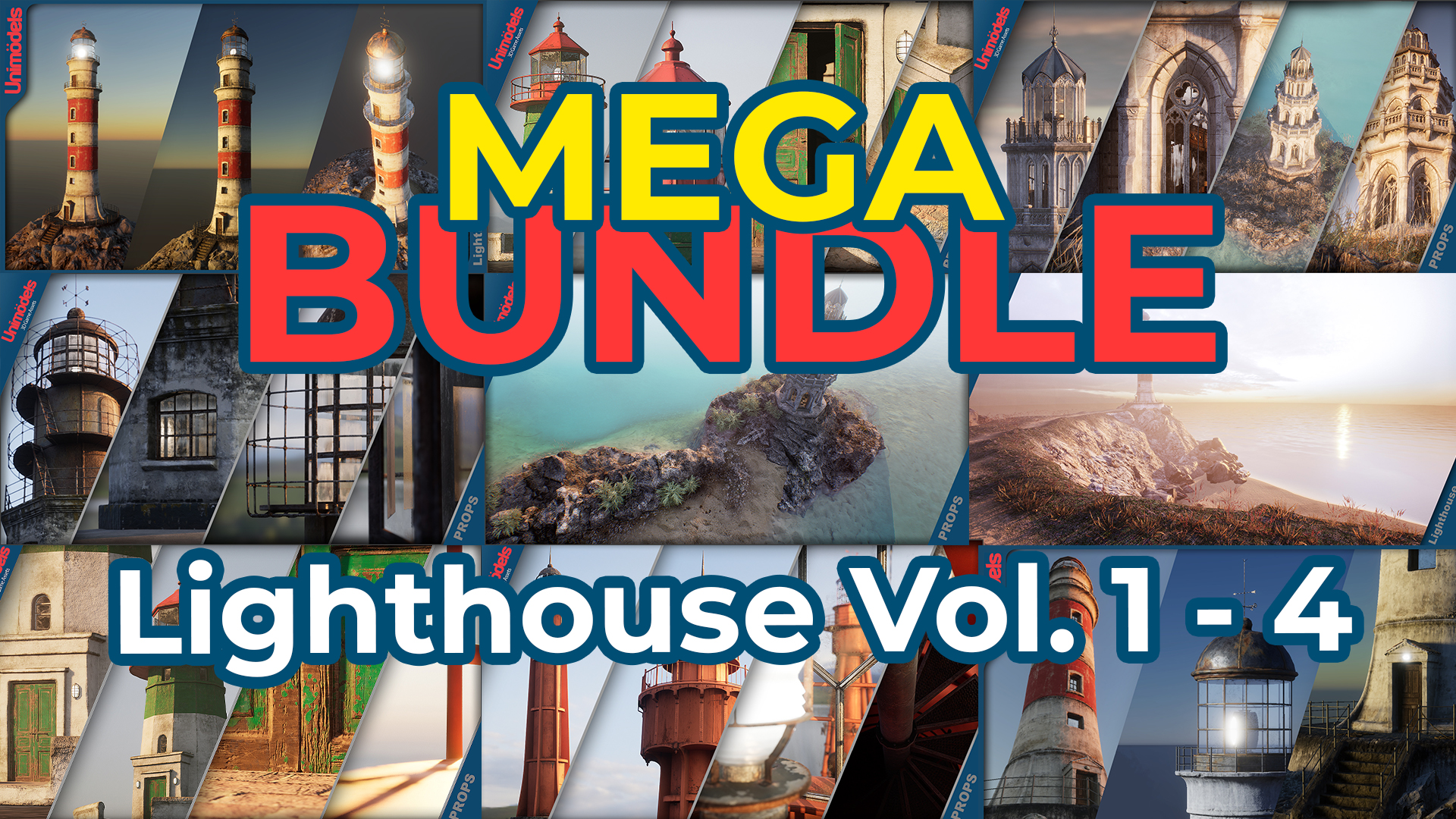 Bundle Modular Lighthouses Megapack (UE 5.4+) | Fab