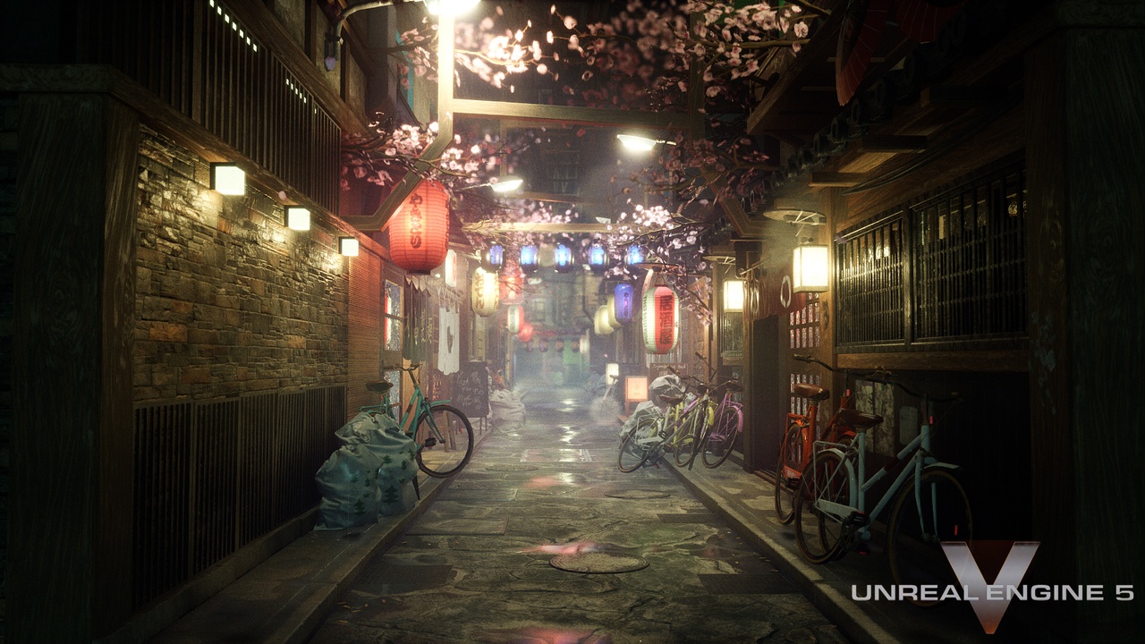 A Japanese alley environment pack