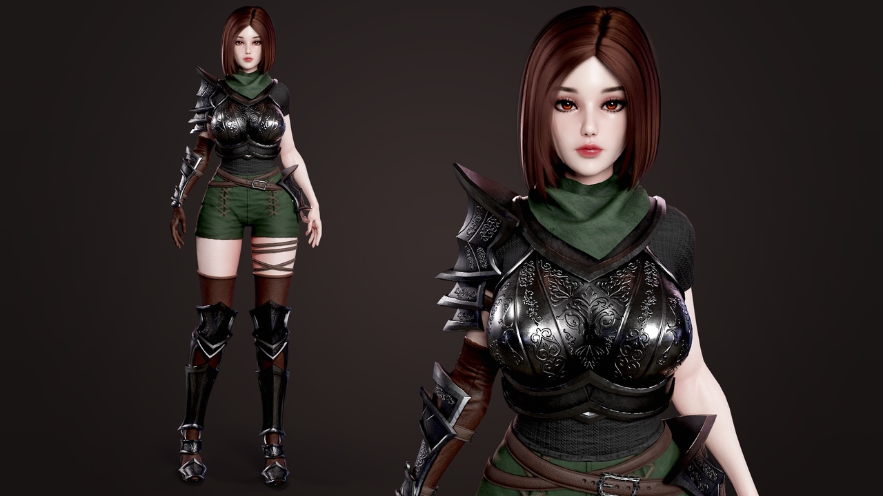 Media 1 for listing Warrior Girl
