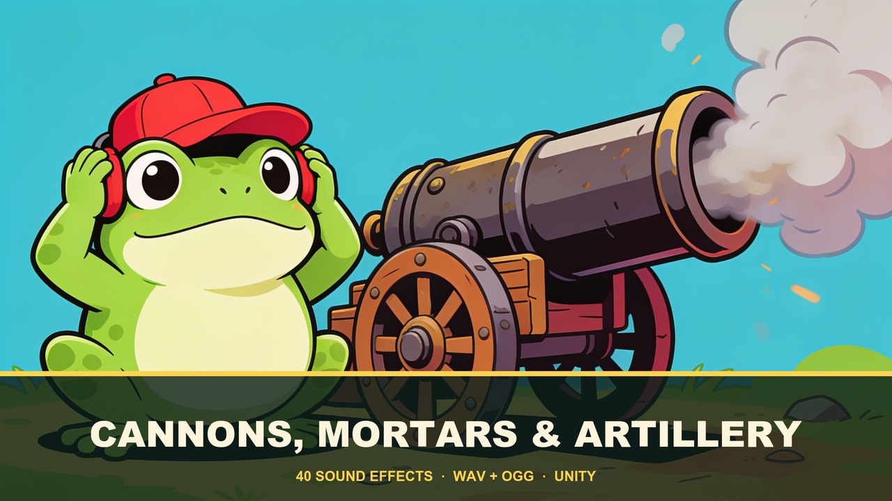 Media 1 for listing Cannons, Mortars & Artillery — 40 Sound Effects