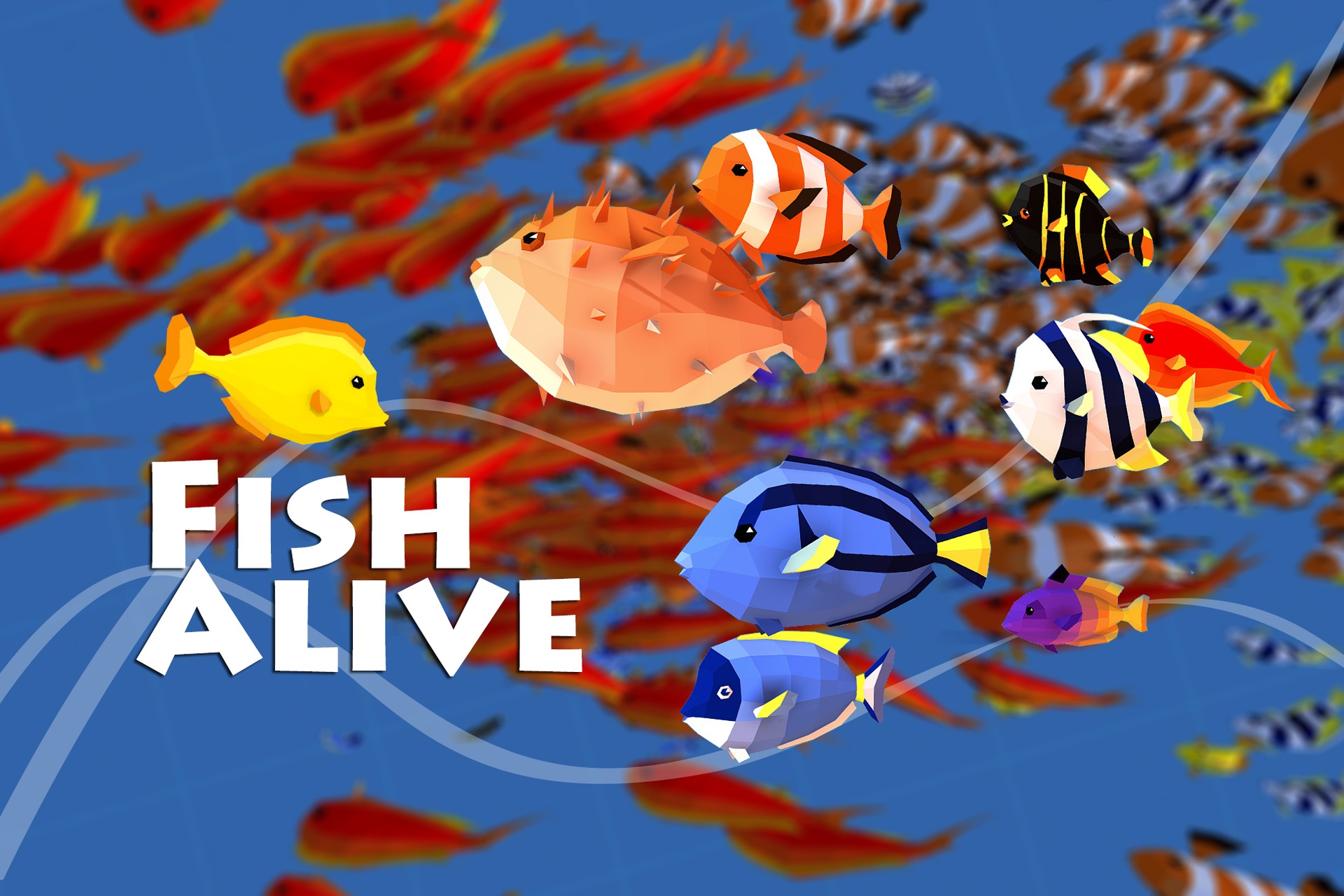 Media 1 for listing Fish Alive - Animated Polyart Fish