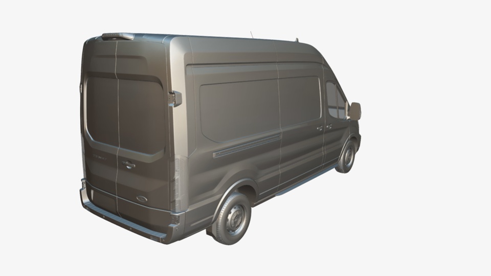 3d Models Ford Transit L3 H1 Ford Transit Van L3H1 Hqinterior 2024