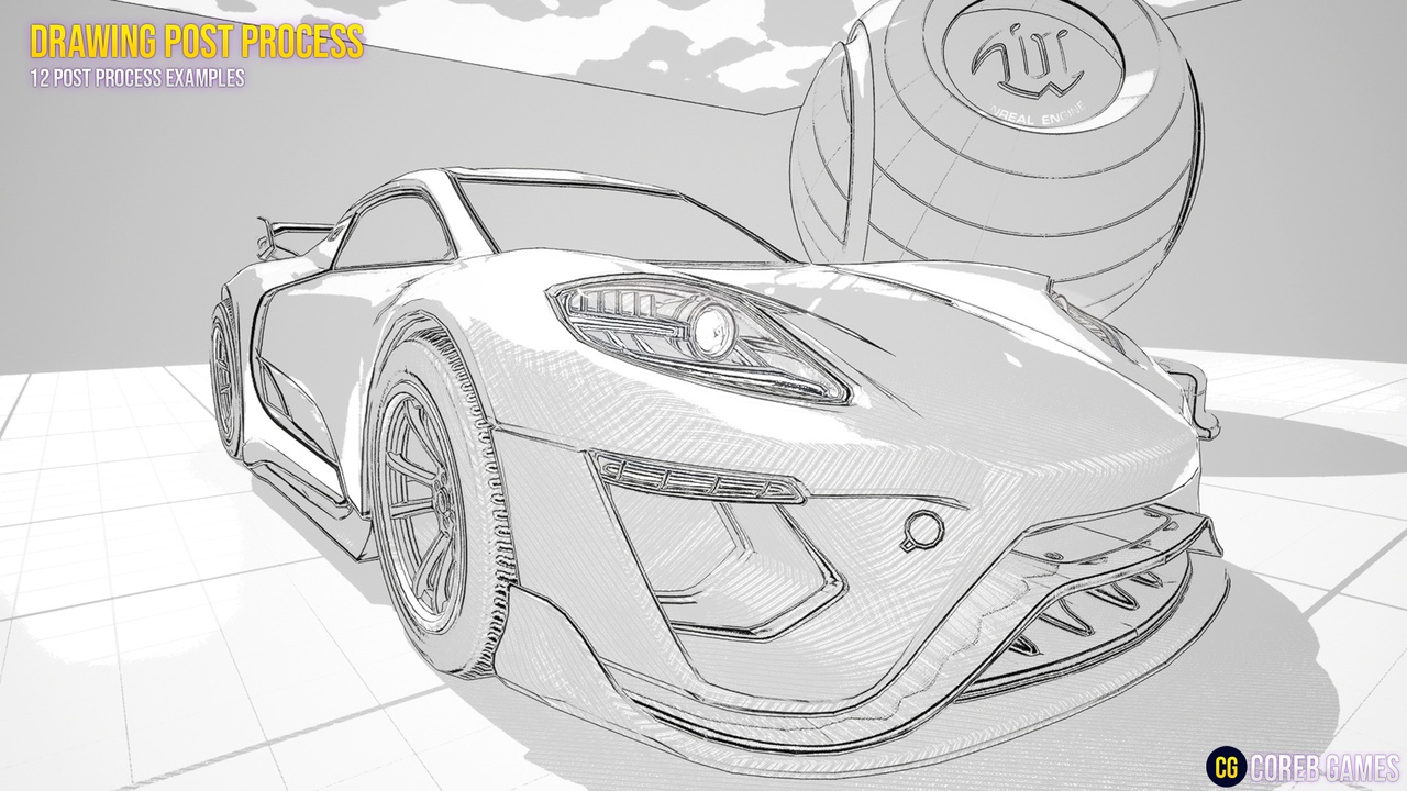 Dynamic Drawing Post-Process Effects Pack | Fab