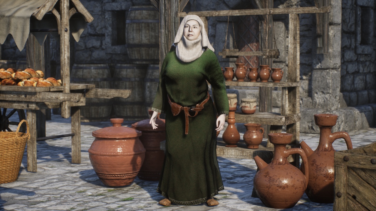 Medium 1 für Eintrag Medieval Character 2: Town Woman 1