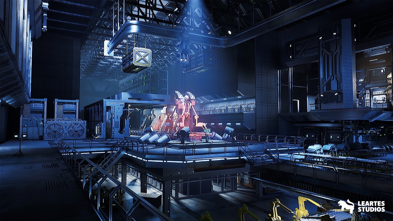 Media 1 for listing Sci-Fi Robot Factory Environment