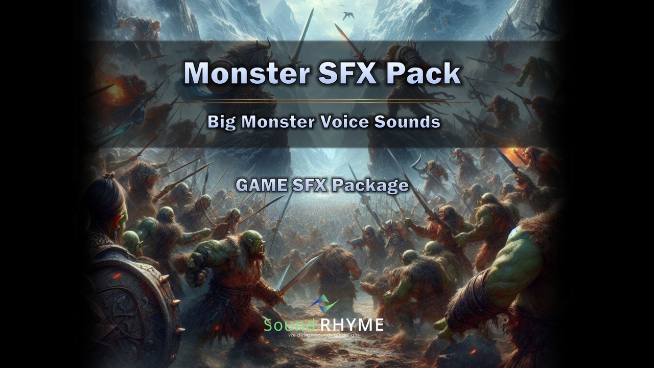 Media 1 for listing Monster SFX Pack
