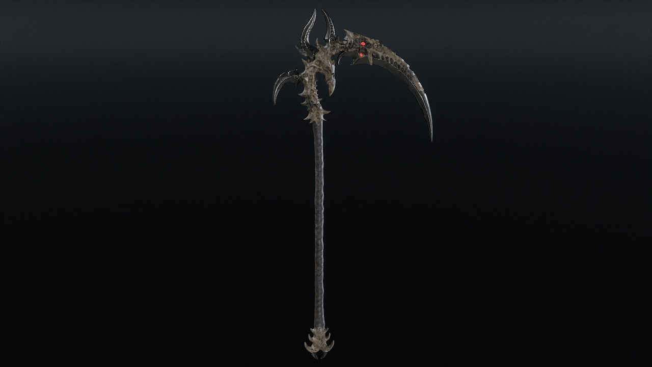 Media 1 for listing Dragon Tooth Scythe — Monstrous Relic