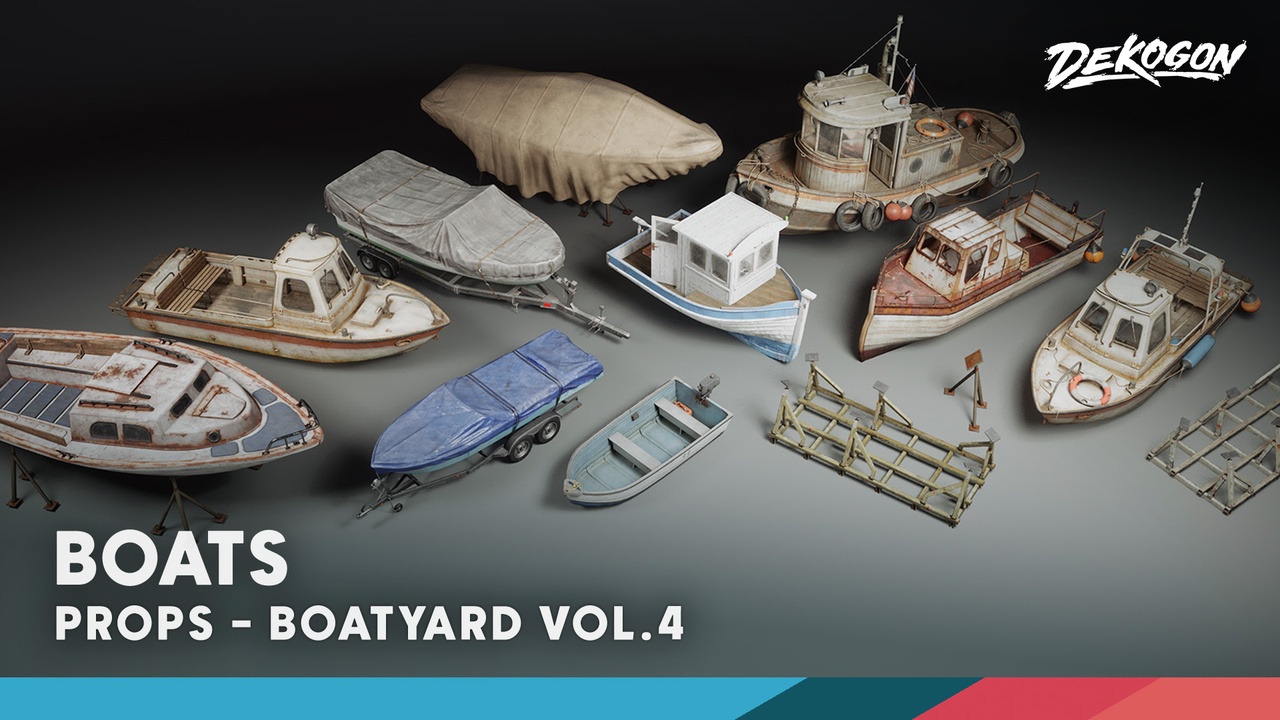 Media 1 for listing Boatyard VOL.4 - Boats (Nanite)