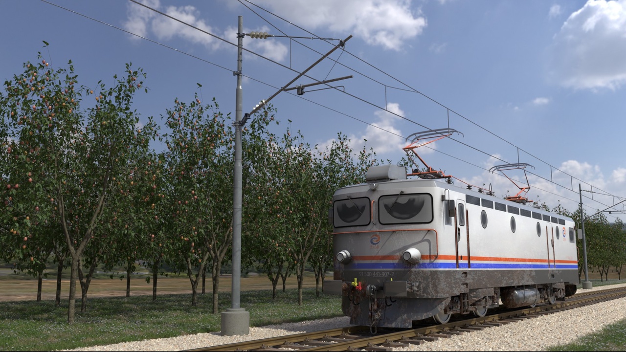 Média 1 pour l'article EU Catenary - Modular Mast & Contact Wire