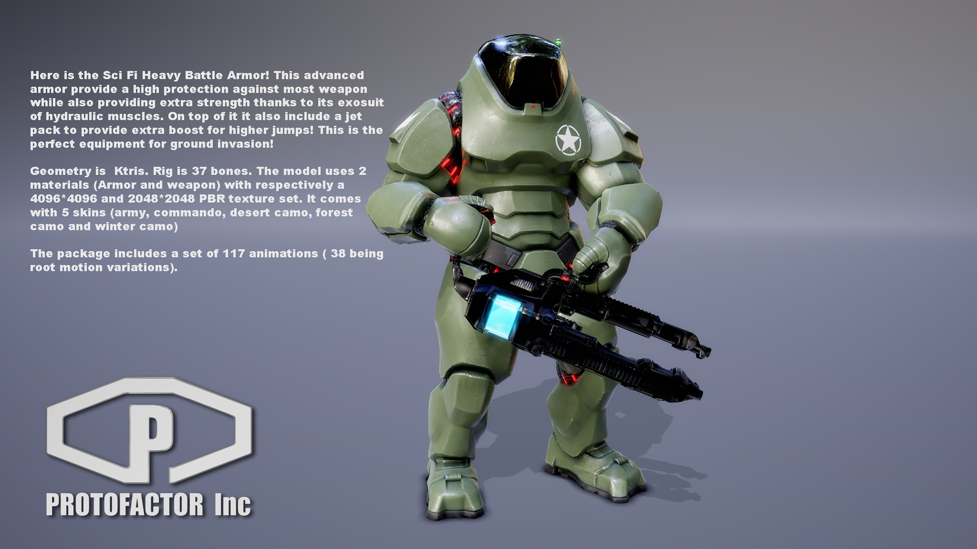 Media 1 for listing SCI FI: HEAVY BATTLE ARMOR