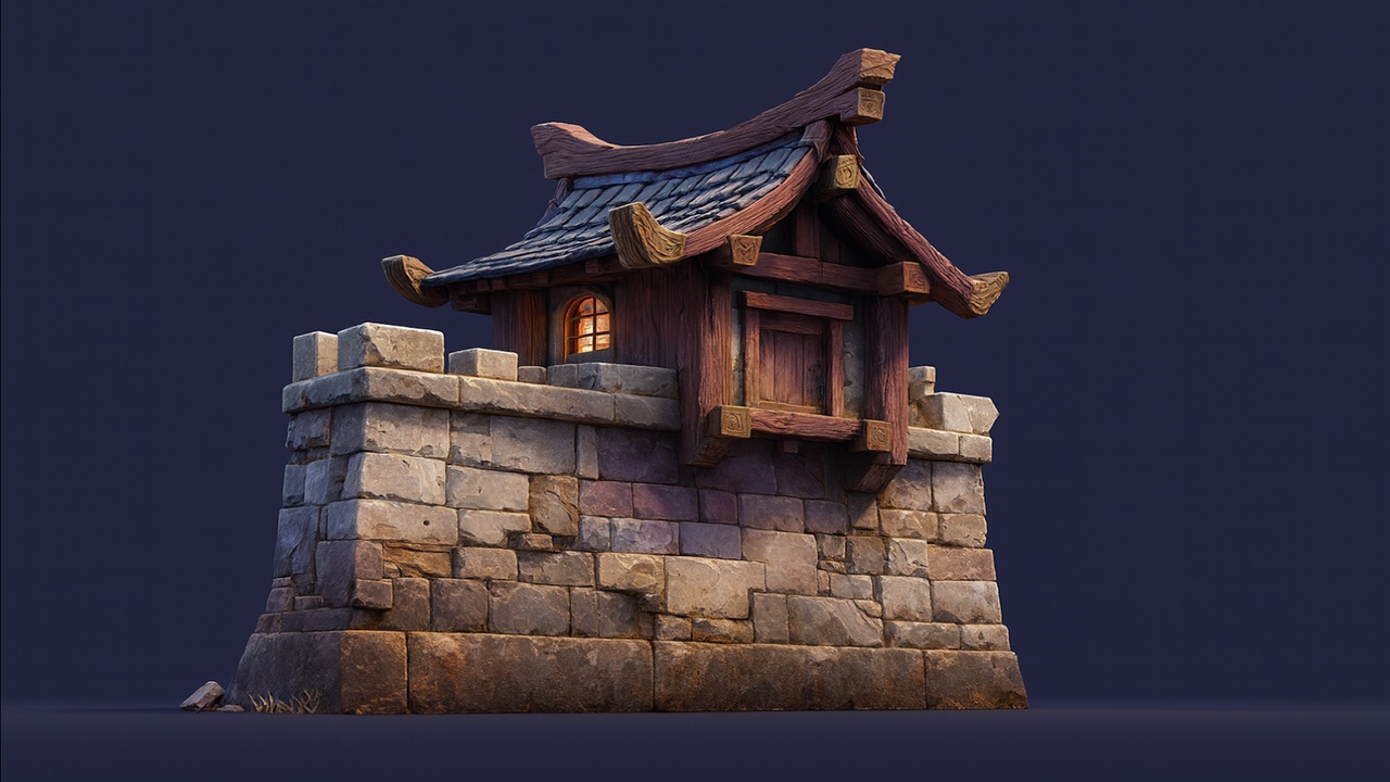 Media 1 for listing Stylized Medieval Walls Set 2🤺