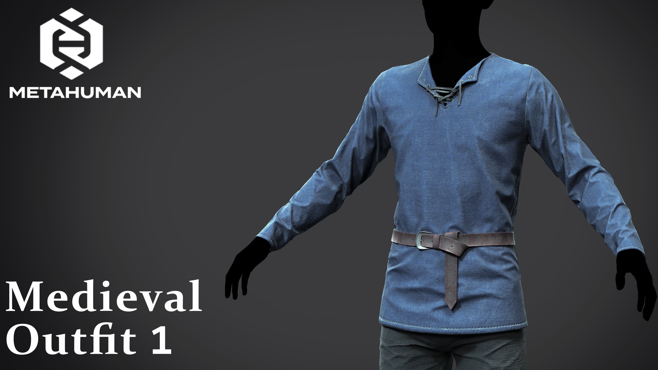 Media 1 for listing Medieval Outfit 01 - Modular Clothing for MetaHuman