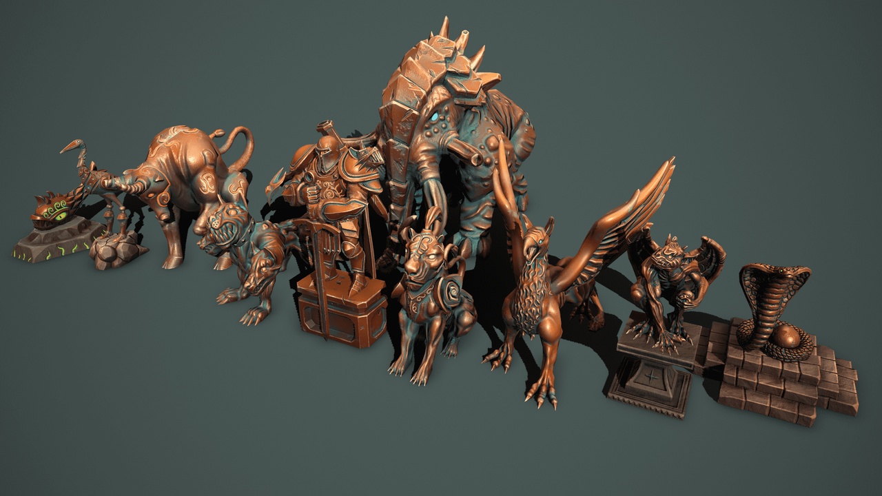 Media 1 for listing Fantasy Statues