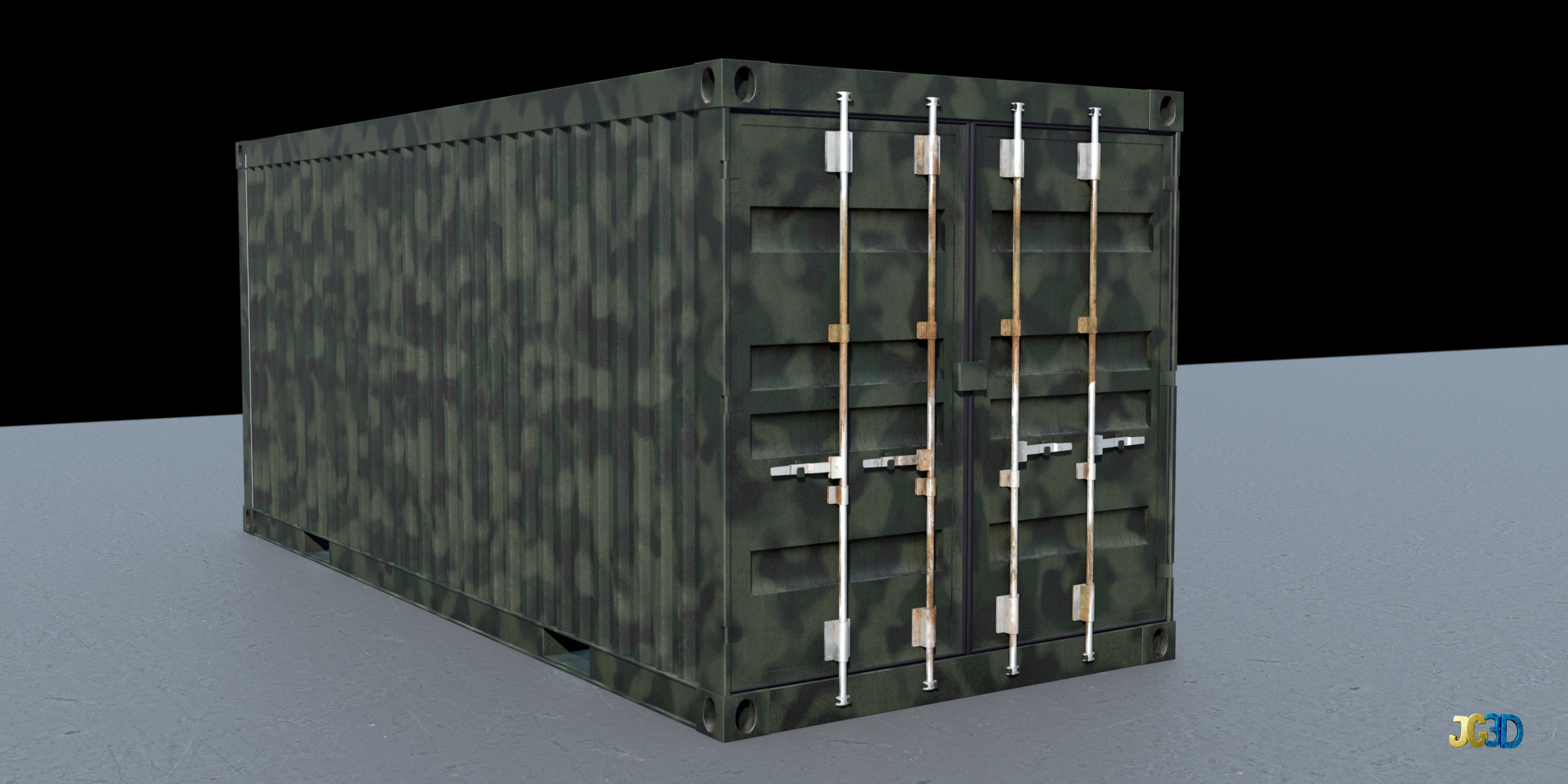 Media 1 for listing Camo Shipping Container- 4k PBR