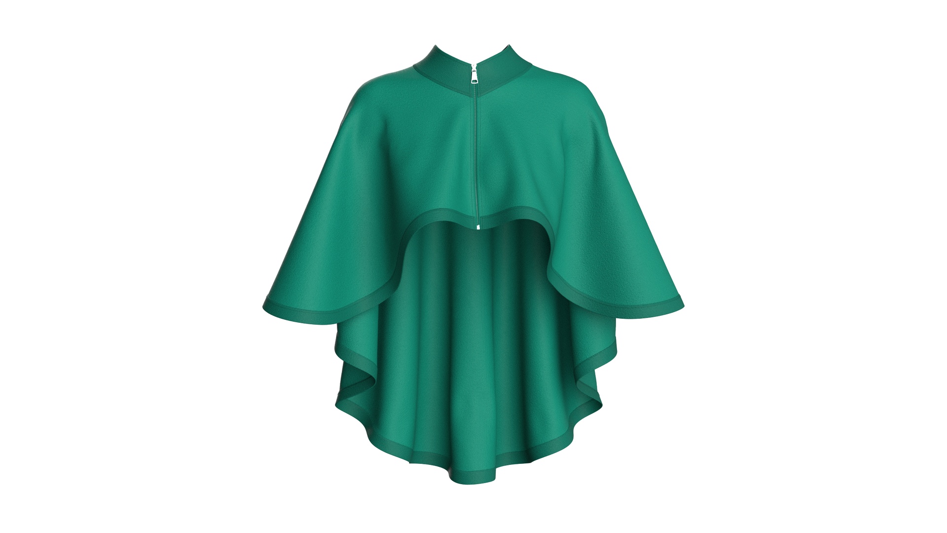 Media 1 for listing Girls High Low Poncho | High Poly