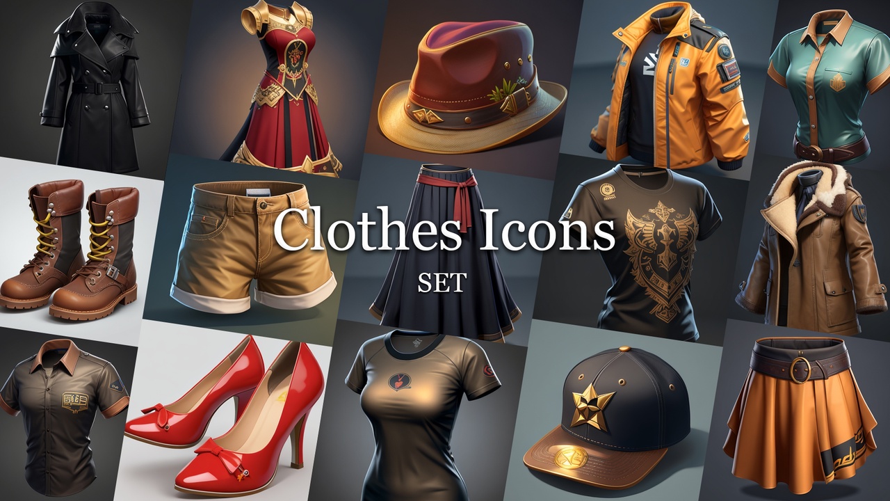 Media 1 for listing Clothes Icons