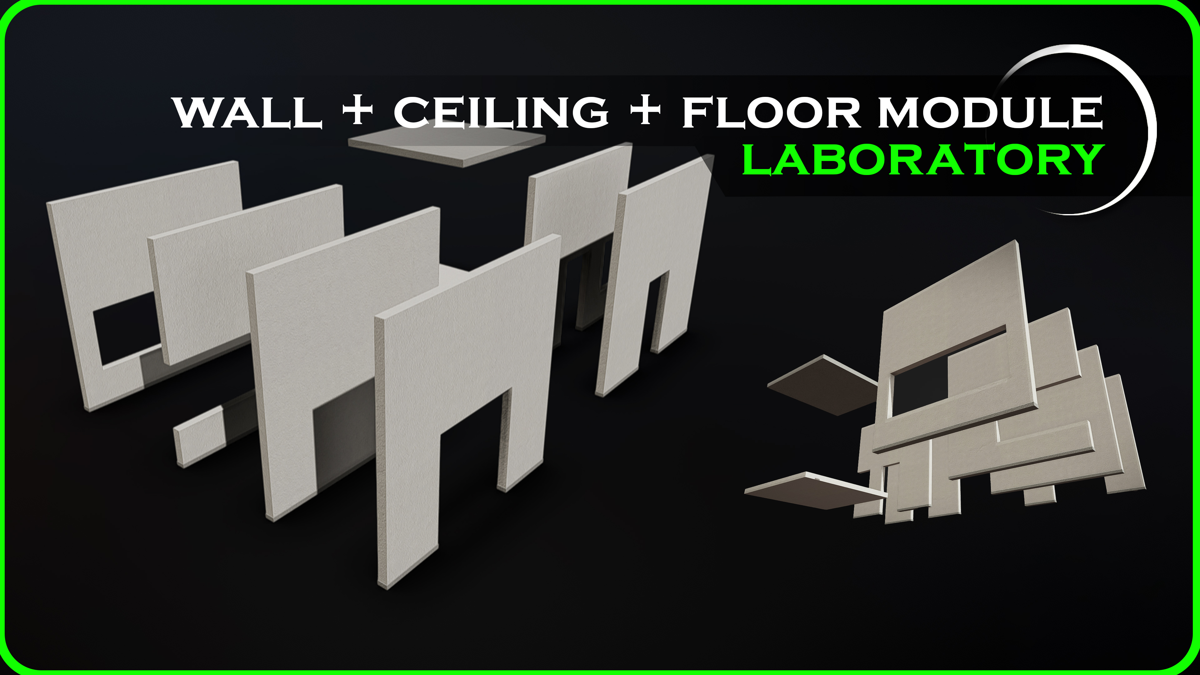 Ceiling Module 2d Wall Ceiling Floor Module | Fab
