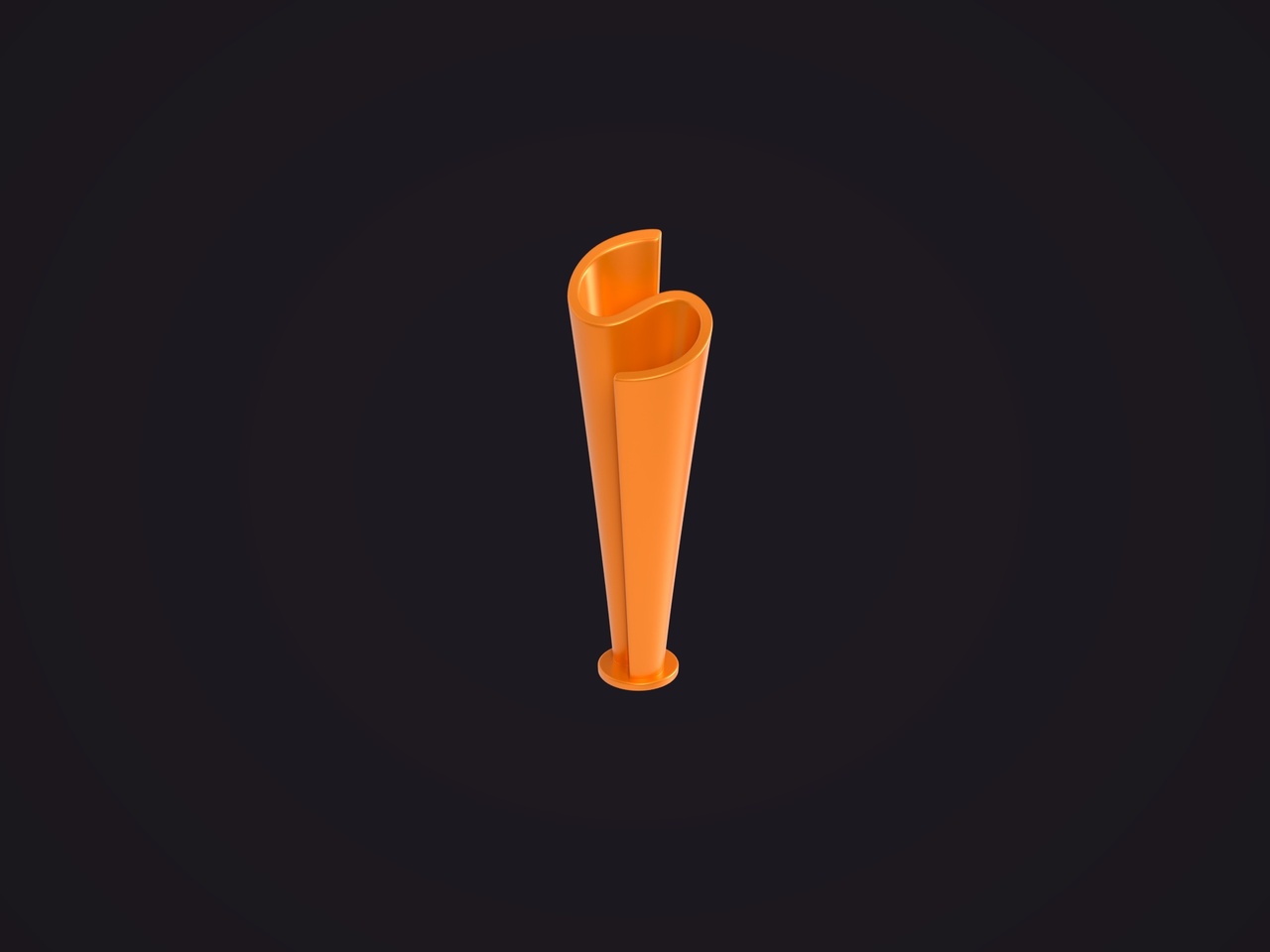 Media 1 for listing Abstract Gold Trophy