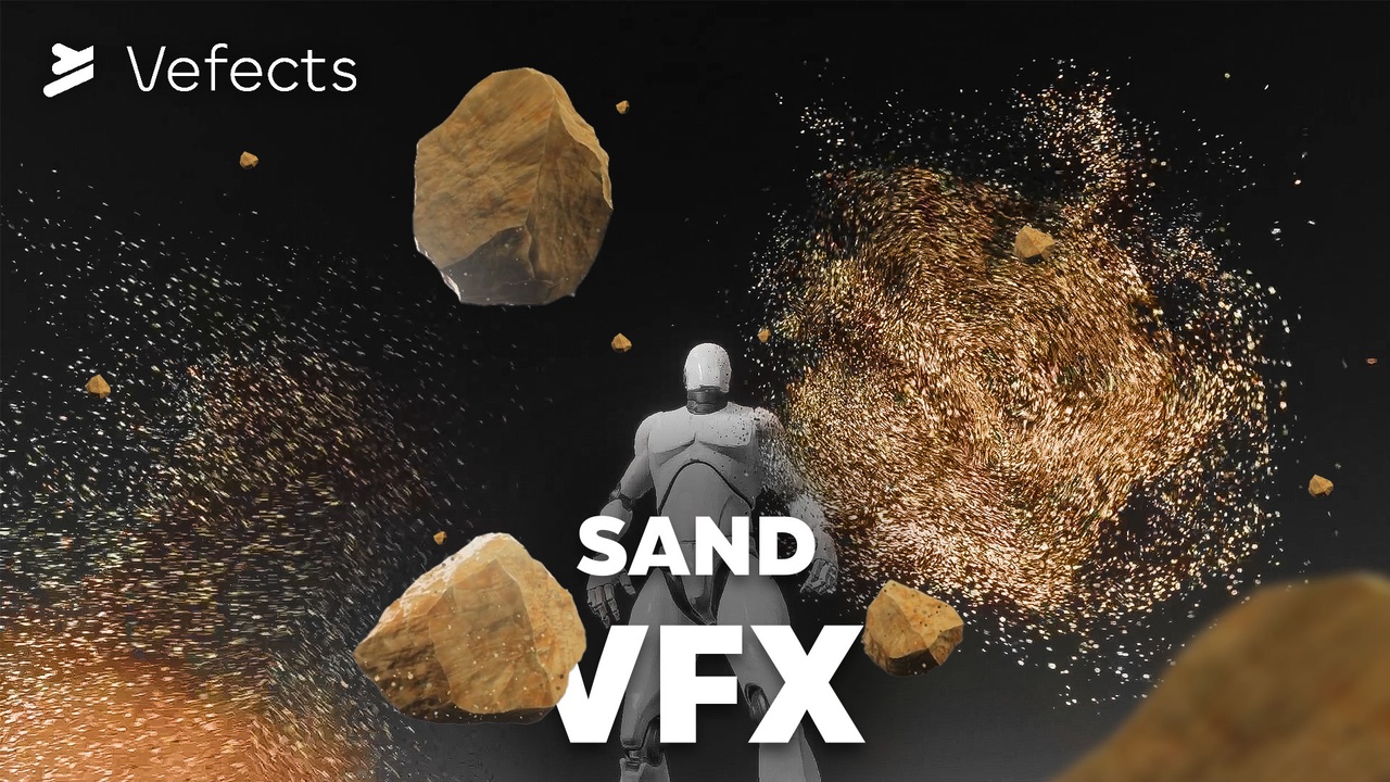 Sand VFX 제품 등록을 위한 미디어 1개
