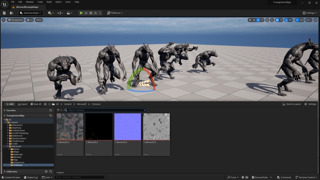 Media 1 for listing Werewolf Control Rig